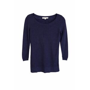 LOFT Navy Blue Lightweight Knit Sweater – Size Small